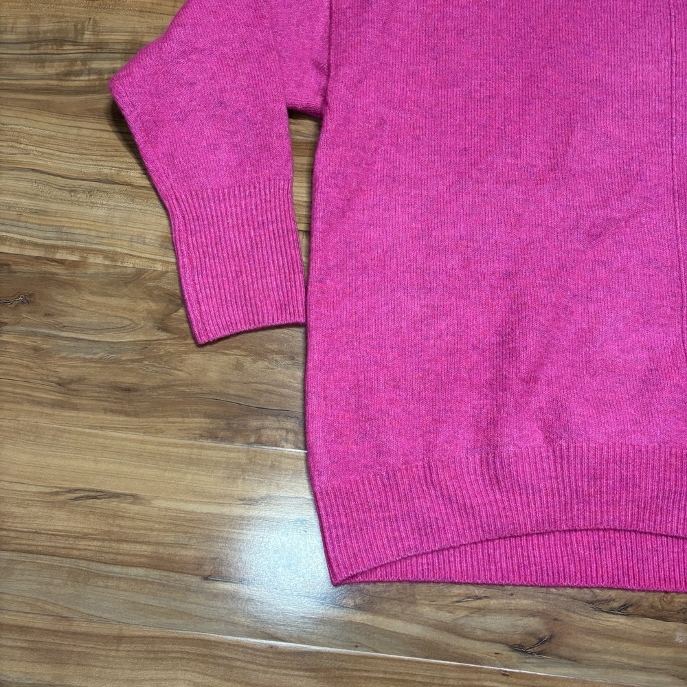 Vince Camuto Women Sweater Sz M Pink Paradox Center Seam Cozy Comfy SoftAF Femme - Picture 2 of 5